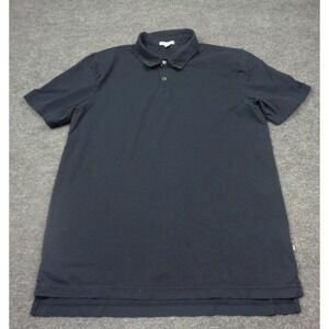 James Perse Shirt Mens 3 Large Blue Standard Polo Supima Cotton Made in USA